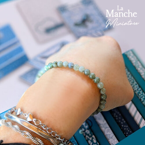 Bijou bracelet en pierres naturelles Labradorite bracelet pierre precieuse naturelle Manche Miniature