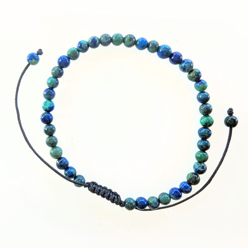 Bijou bracelet en pierres naturelles Lapis Lazuli bracelet pierre precieuse naturelle Manche Miniature