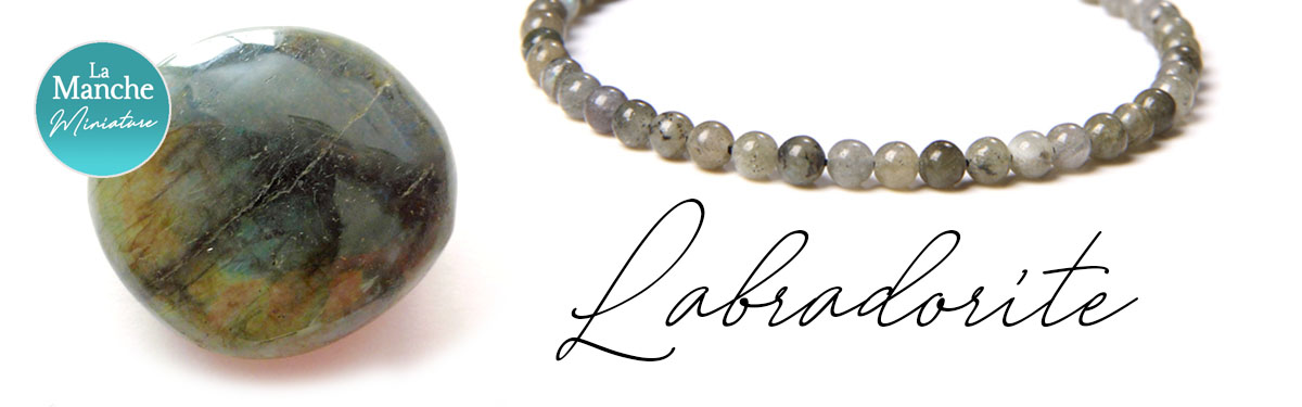 Vente de bijoux en pierre naturelle dans la Manche - Bracelet en perles Pierres naturelles - Labradonite