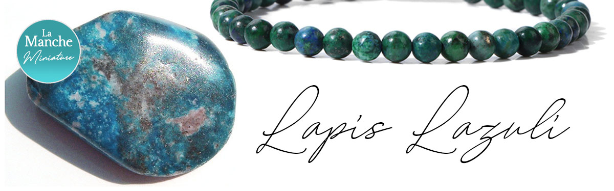Vente de bijoux en pierre naturelle dans la Manche - Bracelet en perles Pierres naturelles - Lapis Lazuli